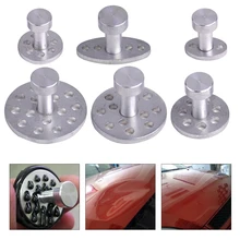 Beler 6 шт. Серебряный авто алюминиевый PDR Puller Tabs клей тело безболезненный вмятин град Ремонт Инструменты для удаления для VW Audi Ford Toyota