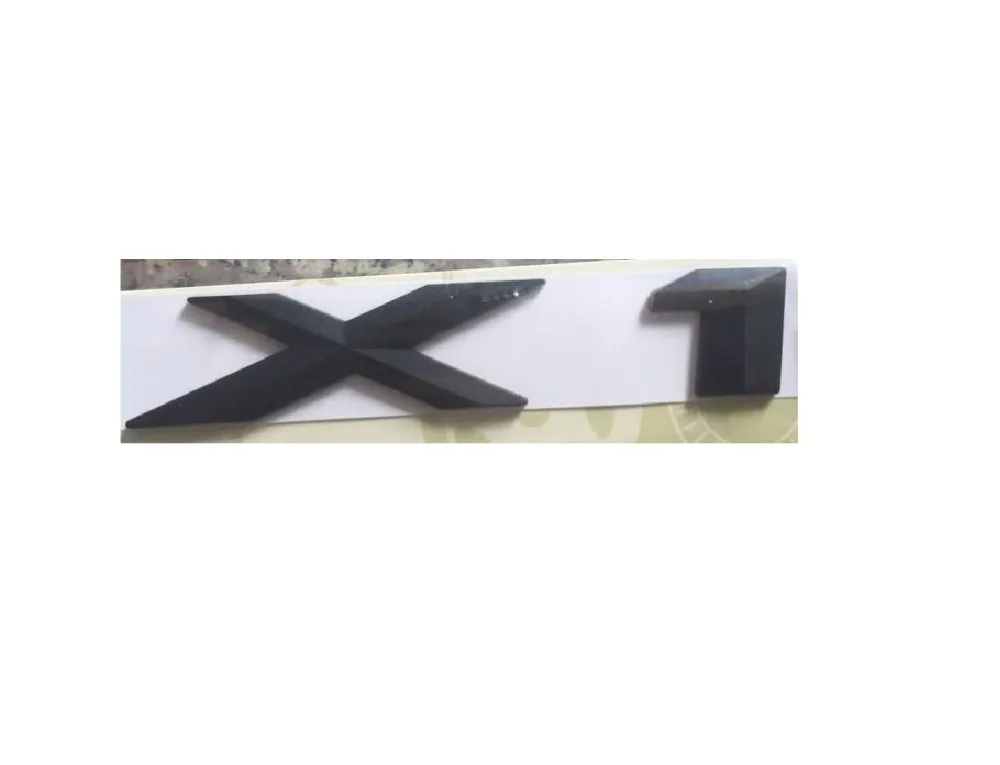 

Black ABS Number Letters Word Car Trunk Badge Emblem Letter Decal Sticker for BMW X1