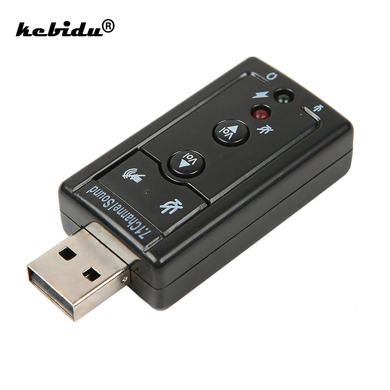 Мини Внешняя USB 2,0 Звуковая карта 7,1 канал 3D Виртуальная 12 Мбит/с аудио Микрофон Динамик адаптер микрофон 3,5 мм разъем стерео гарнитура