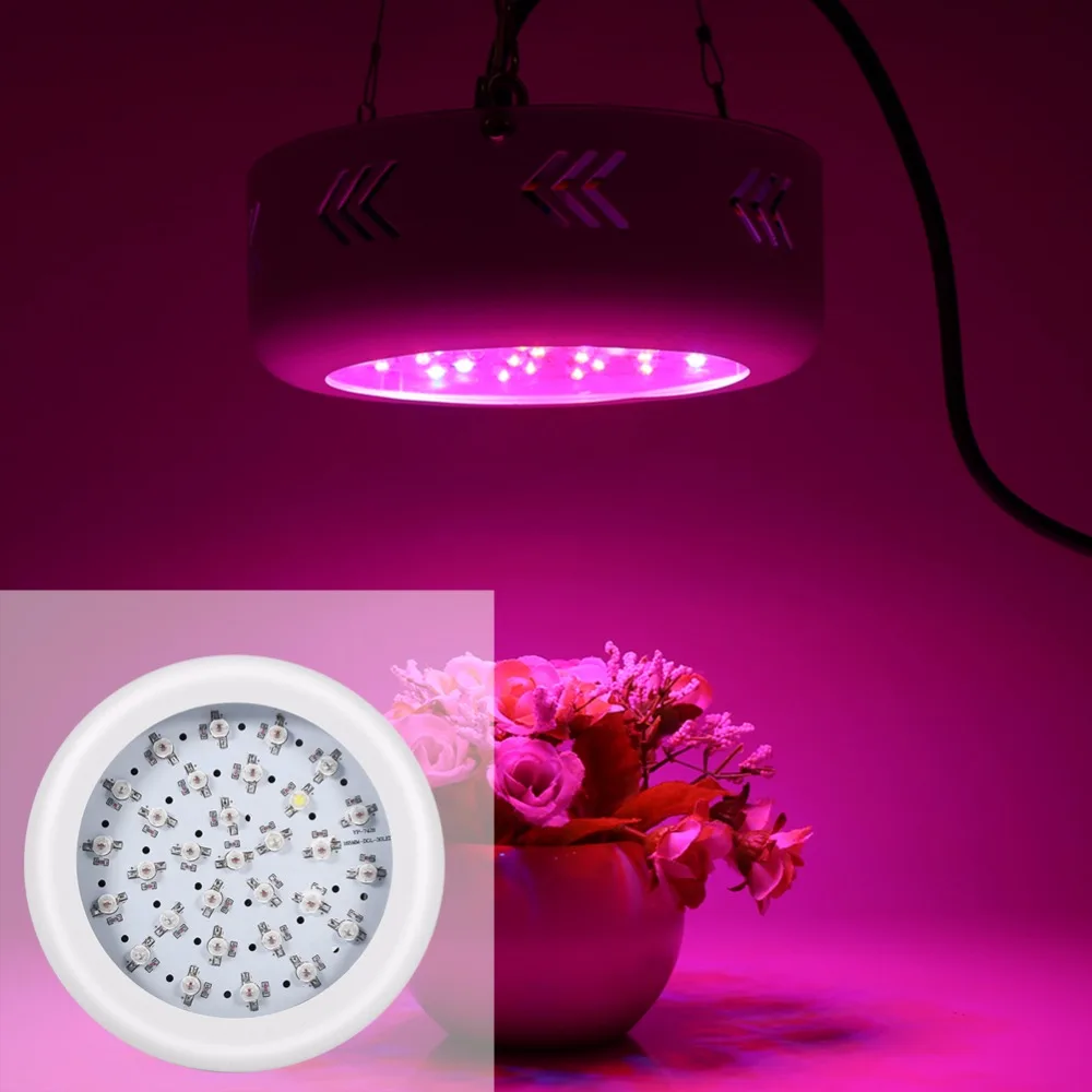 

300W Full Spectrum 30 LED UFO Plant Grow Light AC85-265V Growing Lamp For Indoor Plants Hydroponics System Grow lamp
