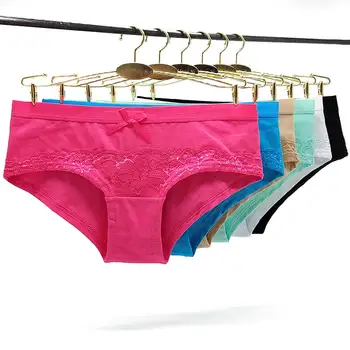 

Lot of 72 Laced Cotton Boyleg Sexy Lady Panties Solid Women Short Brief Women Underwear Hot Girl Pants Sexy Lingerie Wholesale