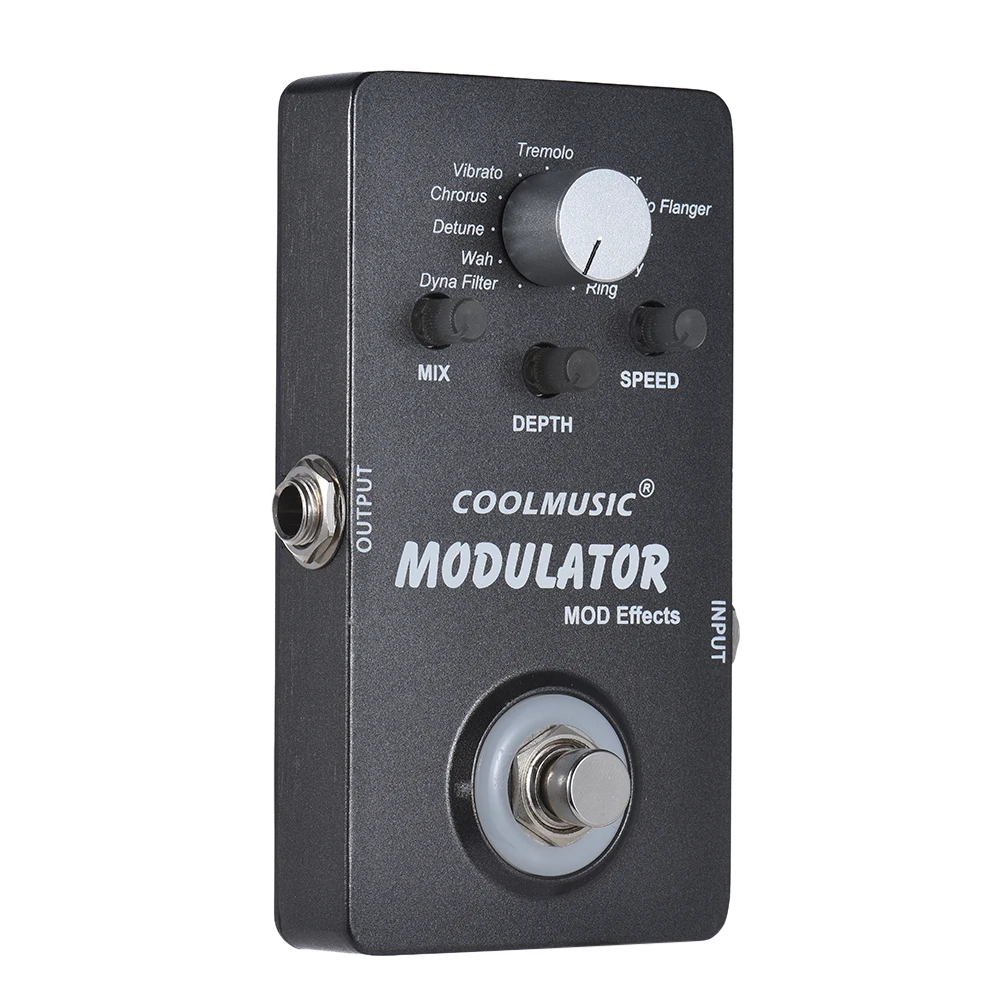 Coolmusic Guitar Pedal Electric Guitar Digital Modulator Effect Pedal