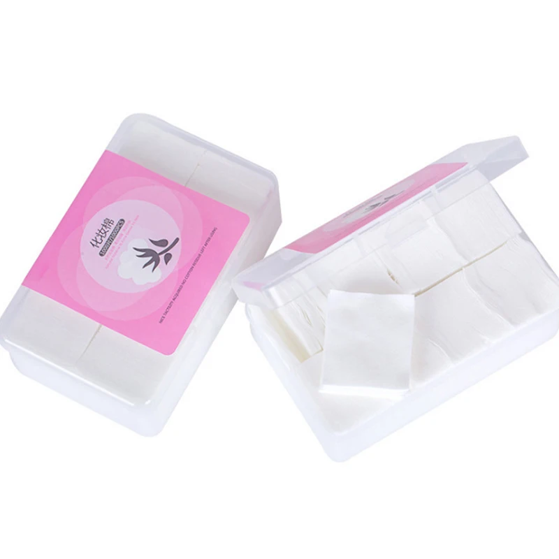 NEW-1000Pcs/коробка из чистого хлопка подушечки для лица средство для снятия макияжа колодки для макияжа хлопок лак для ногтей очиститель кожи бумага по уходу ватные подушечки