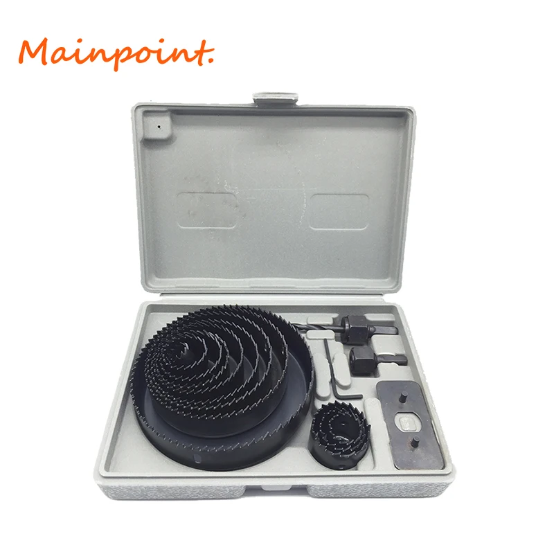 16pcs DIY Hole Saw Cutting Set Kit 3/4" 5" (19mm 127mm) High Quality