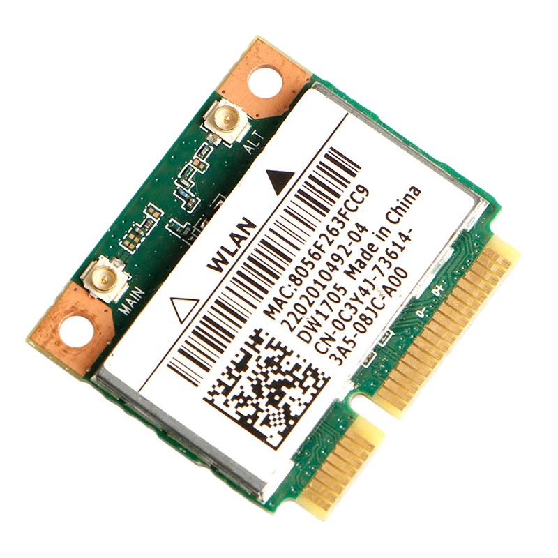 Wifi беспроводной для Intel Qualcomm Atheros QCWB335 мини-карта CN-0C3Y4J для Dell DW1705 высокое качество