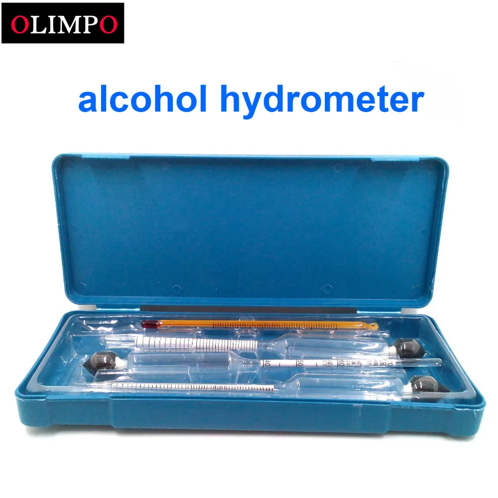 3 шт./компл. спиртомер метр Алкоголь вино метр измерения алкоголя инструмент измеритель концентрации, произведенный на одной винокурне пластиковый чехол