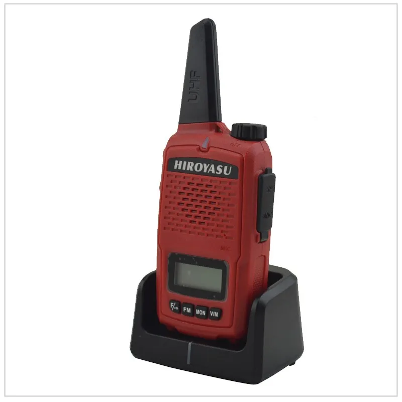 Мини walkie Talkie hiroyasu Q1626 UHF 400-470 мГц 16 Каналы Портативный двусторонней радиосвязи (Цвет красный)