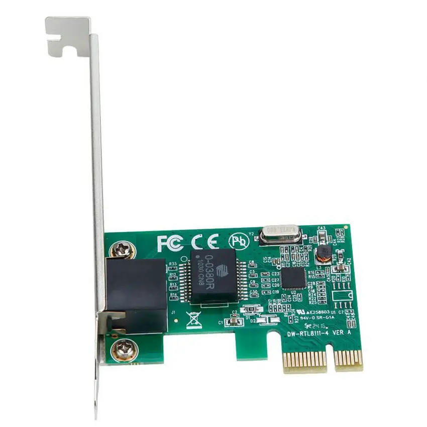 New PCI E Ethernet LAN Adapter 1000M RTL8111E PCI Express font b Network b font Card