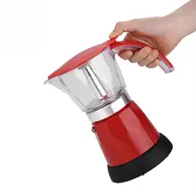 300 мл/6 чашек 480 Вт эспрессо, Электрический Мока Съемная Кухня плите Кофе Maker