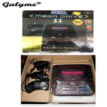 Nouveauté couleur noire PAL Version EU Plug Consoles de jeu adaptées pour Sega MD2 MD 2 TV Console de jeu vidéo classique carte 16 bits garçon