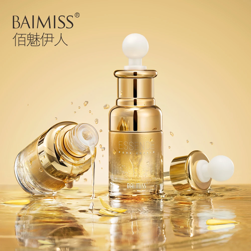 

BAIMISS Pore Treatment Serum Essential Oil Shrinking Pores Moisturizing Repairing Anti Pimples Anti-Aging Oil Control Skin Care