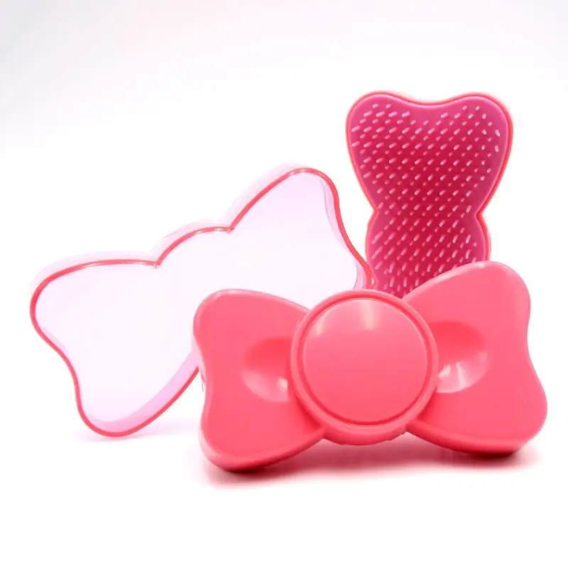 1PCS Creative comb anti-static bow hair massage portable a (color random) | Красота и здоровье