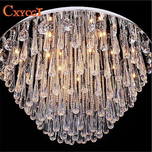 Art Deco Modern Er Crystal Chandelier Lights Faixture For Foyer Art Deco Modern Er Crystal Chandelier Lights Faixture For Foyer Bedroom Hotel Project Flush Mounted Restanrant