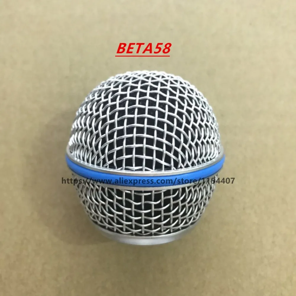 10pcs Top Quality New Replacement Ball Head Mesh Microphone Grille for  Shure BETA58 SM58 PG58 BETA57 BETA87 E945 Accessories