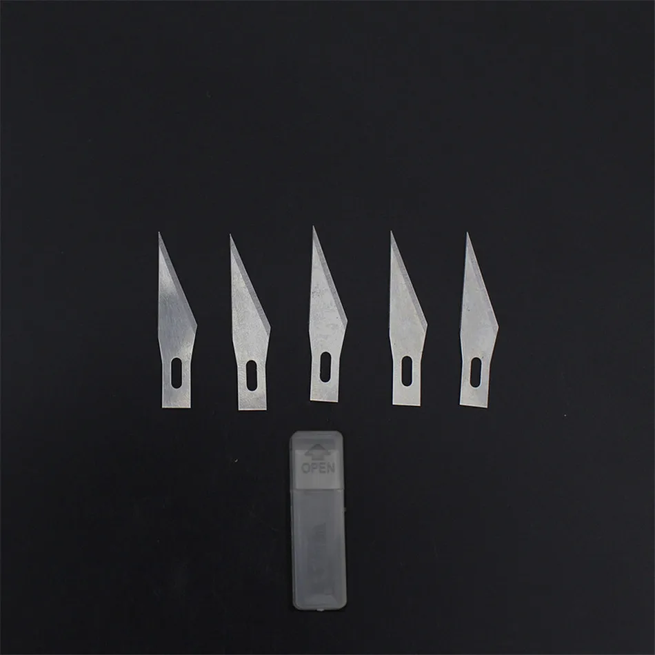 5pcs Blades for Wood Carving Tools Engraving Craft Sculpture Knife Scalpel Cutting Tool PCB Repair