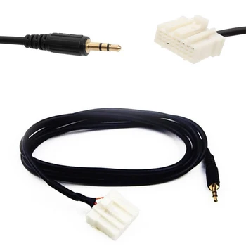

New 3.5mm AUX Audio CD Male Interface Adapter Cable for Phone Music Player for Mazda Mazda2 Mazda3 Mazda5 Mazda6 06-13