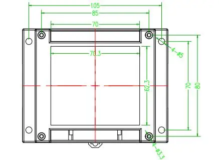 1 шт корпуса для электроники 115*90*40 мм abs Корпус для электроники din-рейка распределительный Корпус чехол настенный зажим