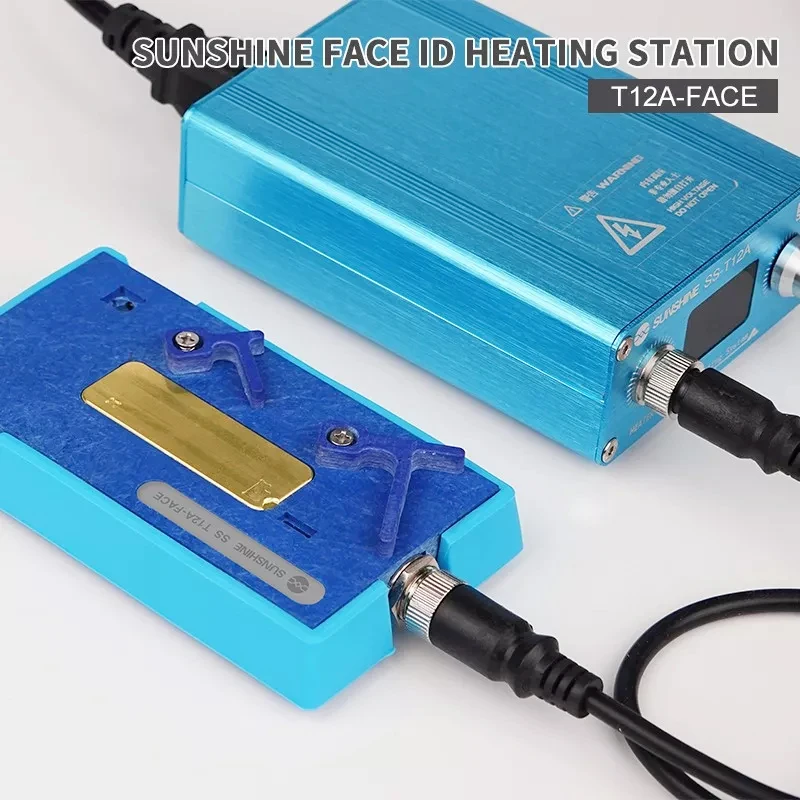 SS-T12A Heating Station With T12A-FACE ID Groove For iPhone X XS MAX Face cable distance sensor Desoldering Repair | Инструменты