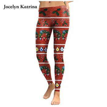 

Jocelyn Katrina Leggings Women 3D Floral Print Yoga Pant High Waist Elastic Running Tights Sports Trousers Plus Size XL