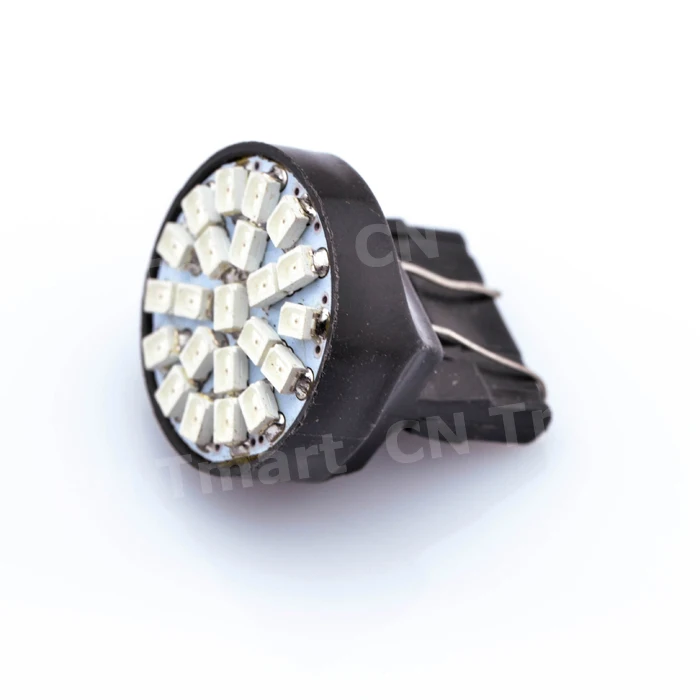 1 шт. авто светодиодный Стайлинг автомобиля освещение 7443 22 S SMD 3020 1206 стояночный