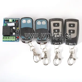 

Free shipping DC12V10A 1CH 1 Receiver And 4 Transmitter FOR Entrance guard door easy to install Learning code