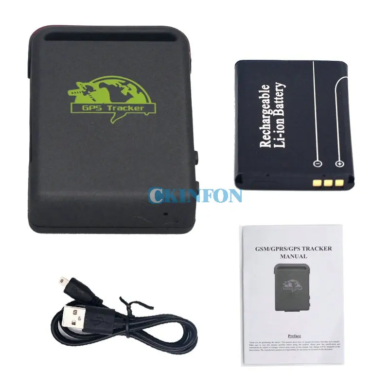 100 шт./лот мини-автомобиль GSM GPRS gps трекер или автомобильный локатор устройства слежения TK102B