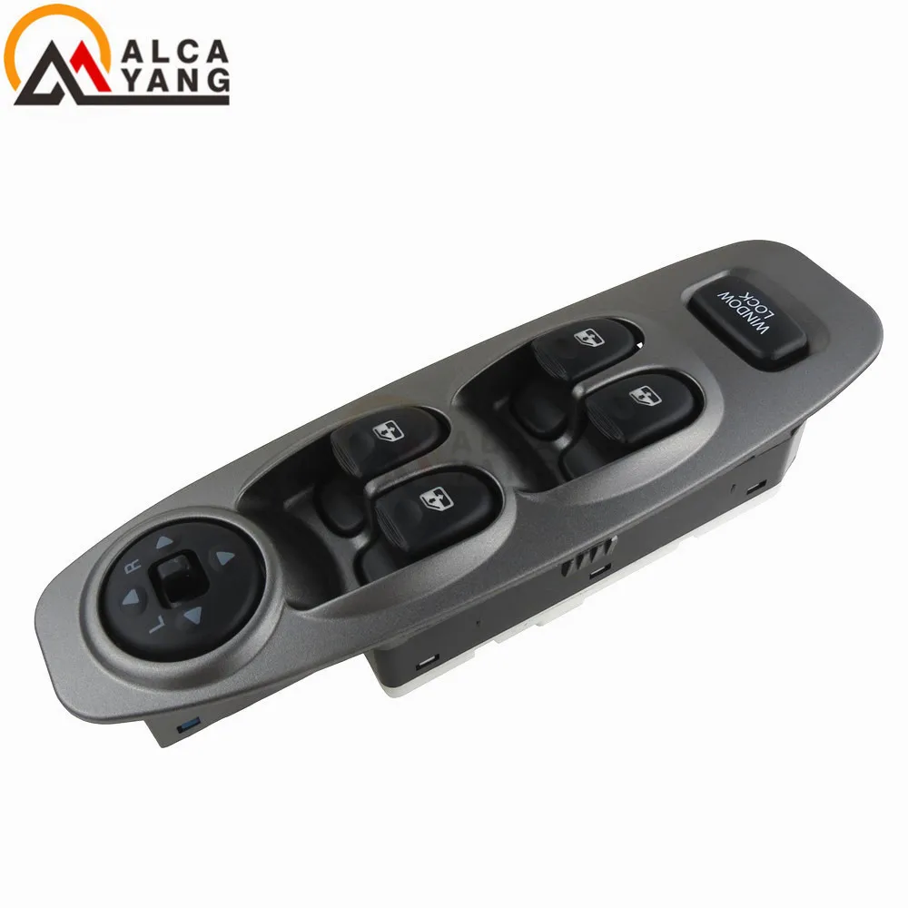 

Grey With Rearview Mirror Master Electric Power Window Left Front Driver Door Switch 93570-25000 For Hyundai Accent 2000 2005