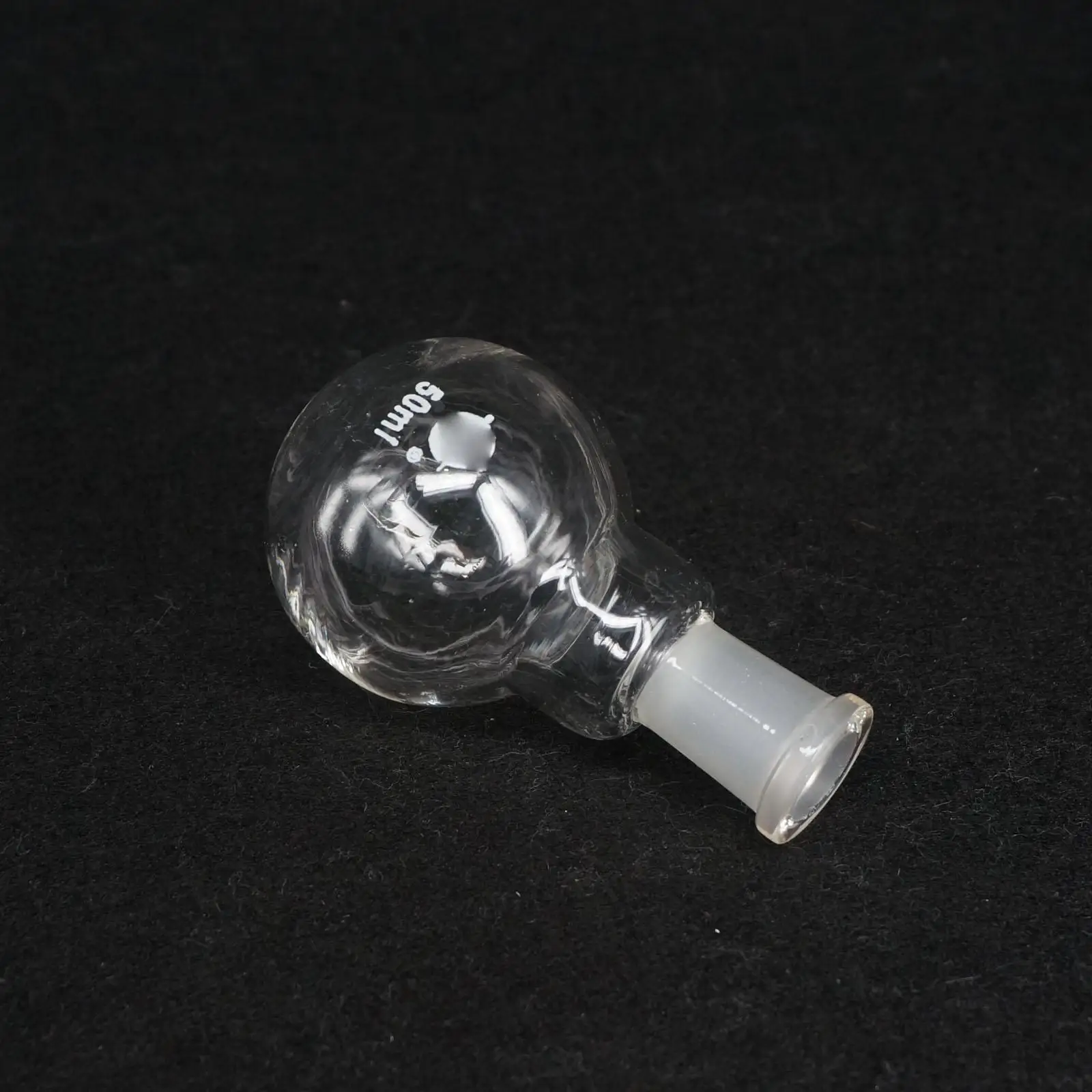Лабораторная стеклянная колба Quickfit 14/23 50 мл|laboratory glass flask|glass flaskflask round bottom |