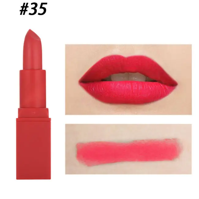 Miss Rose Matte Lipstick makeup 12 Colors choose Lipstick for women Long-Lasting Waterproof Lipstick Matte cosmetics makeup - Цвет: 152503