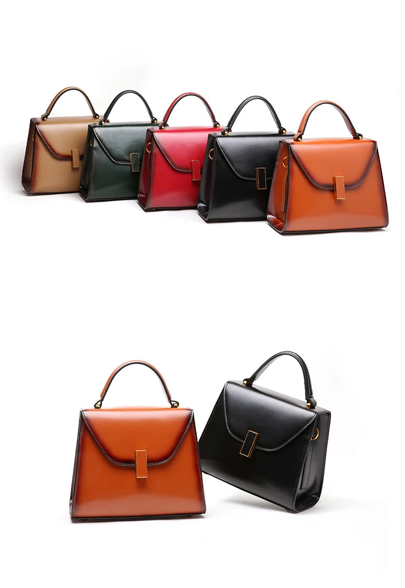 Women genuine leather handbag 12