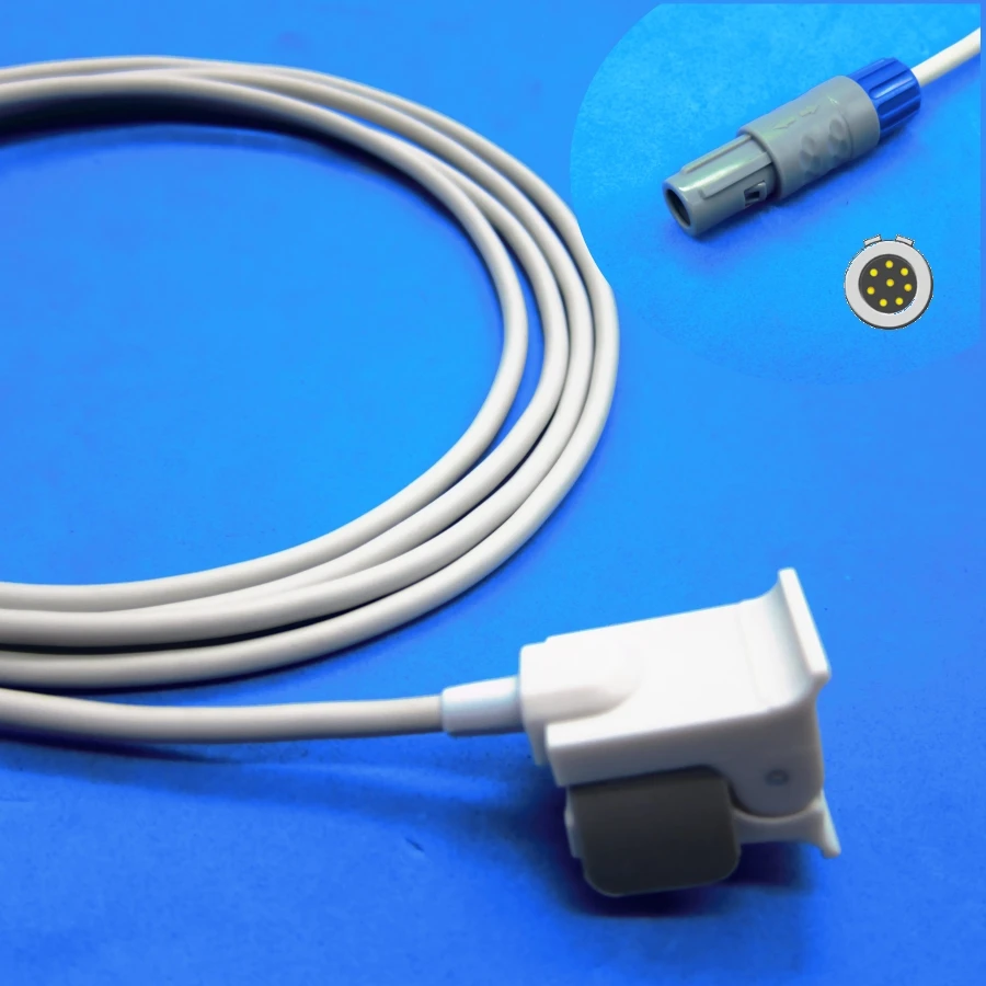 

Long cable child and pedicatric clip spo2 sensor for china comen C60 masimo patient monitor