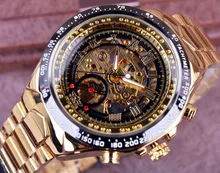 Top Luxury Brand Watch Mens Mechanical Automatic Wrist Watches Male Gold Full-Steel Watch Clock Montre Homme Relogio Masculino forsining date month display rose gold case mens watches top brand luxury automatic watch montre homme clock men casual watch