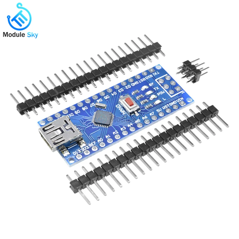 

Mini USB With the Bootloader Compatible Nano 3.0 Controller for Arduino CH340 USB Driver 16Mhz ATMEGA328P Developemt Board