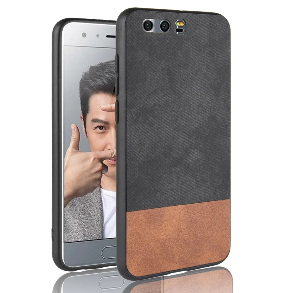 

New For Huawei Honor 9 case Honor9 STF-L09 back cover silicone cowboy PU leather protective phone cover For Huawei Honor 9 case