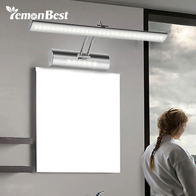 LemonBest 550mm verstelbare badkamer spiegel licht pouplar led ... LemonBest 550mm verstelbare badkamer spiegel licht pouplar led ...