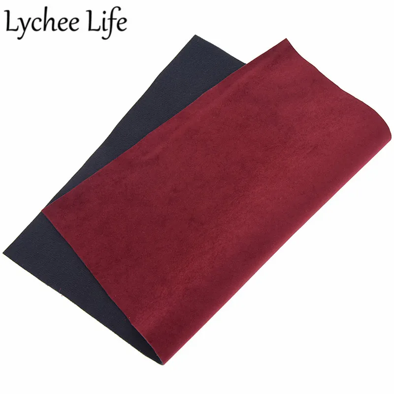 Lychee Life A4 бархатная синтетическая ткань цветная искусственная ткань 29x21 см DIY Современная домашняя одежда текстиль швейная одежда аксессуары