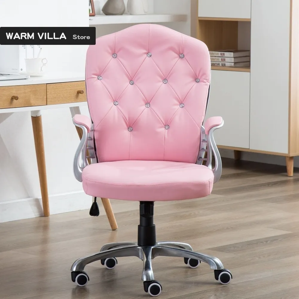 

new Computer Student Main Sowing Backrest Chair Bedroom Solo Sofa Lovely Girl Economics Type Princess European Pink Colour