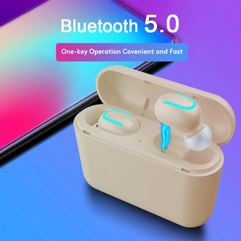 TWS стереонаушники HBQ с поддержкой Bluetooth 5 0 и защитой IPX5|Наушники гарнитуры| |