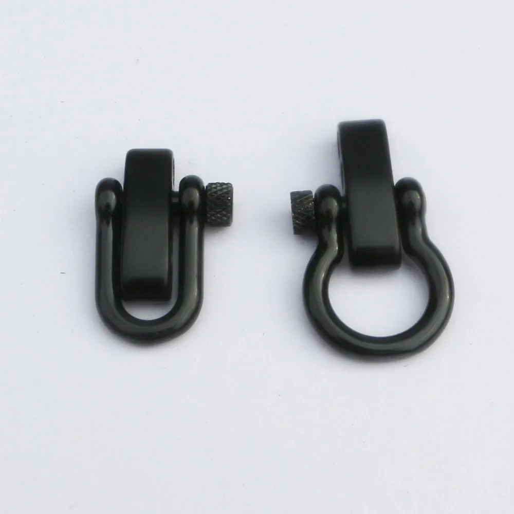 U Adjustable Shackle 5mm for Paracord Bracelet 3pcs Stainless Steel D