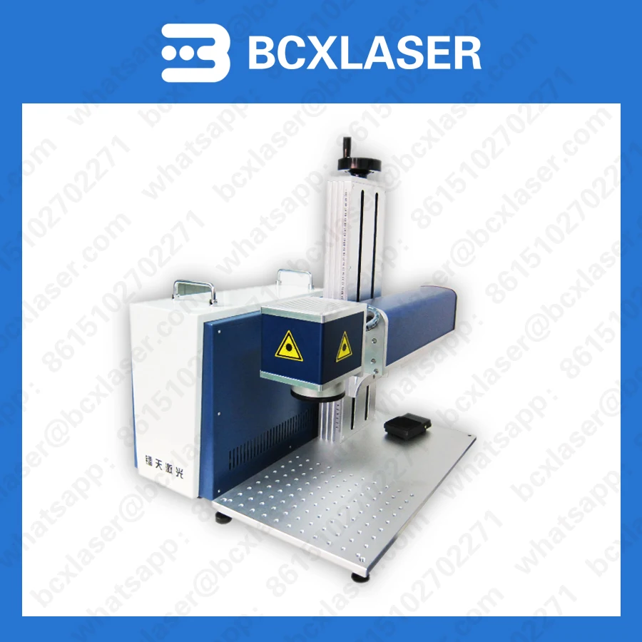 

High quality MAX Raycus IPG portable fiber laser marking machine for Metal
