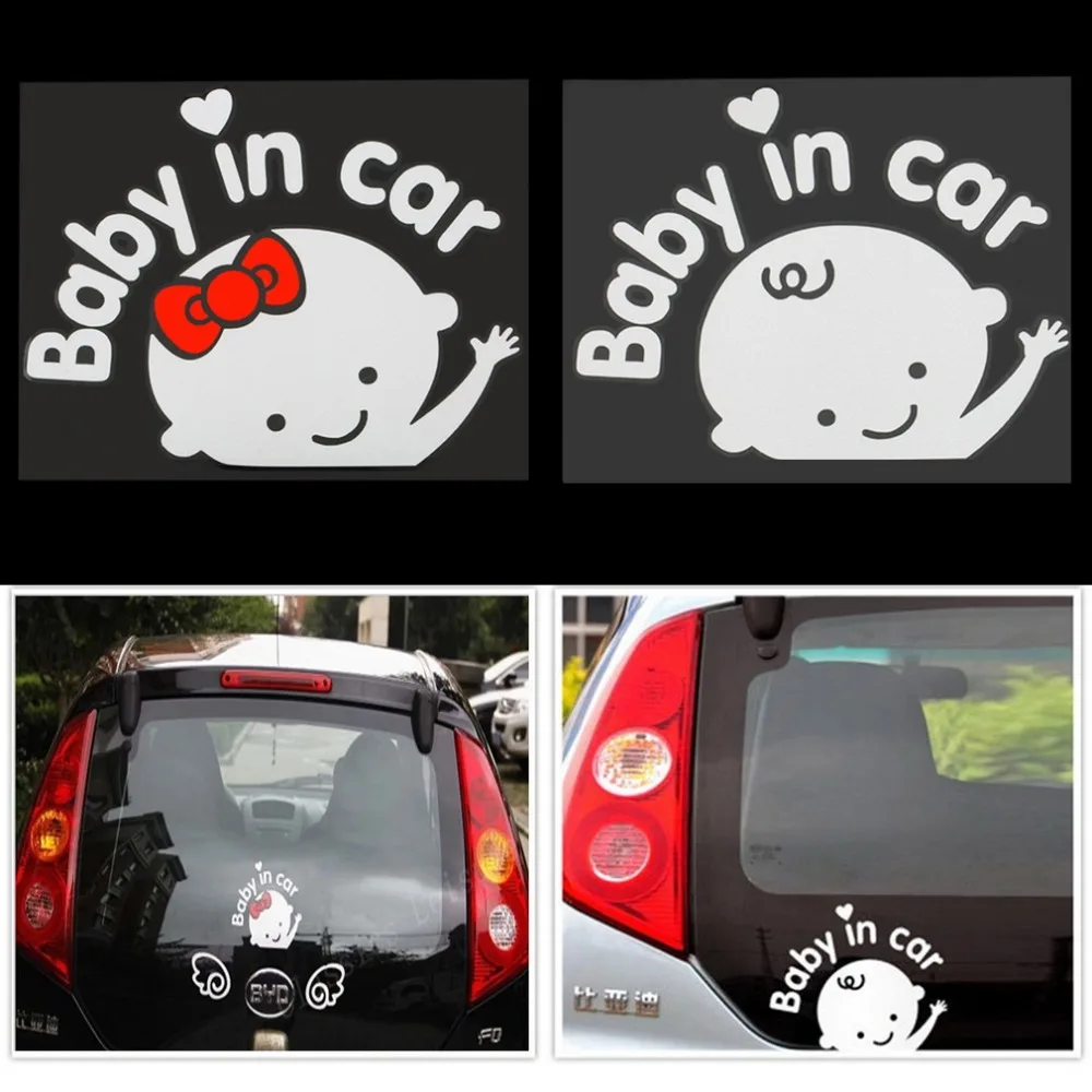

2019 Hot Sale Baby On Board Reflective Convenient"Baby in Car" Vehicle Safety Sign Sticker (Baby in Car)