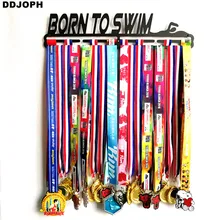 BORN TO SWIM medal hanger Metal medal hanger for swimming Sport medal display rack Medal holder BORN TO SWIM medal hanger Metal medal hanger for swimming Sport medal display rack Medal holder