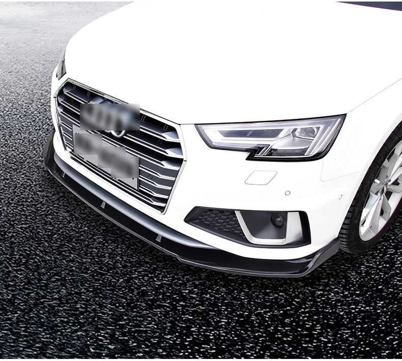 Карбоновая передняя губа для Audi A4 S4 B8.5(2013-) Facelifed Z стиль углеродного волокна/FRP переднего бампера губ(только подходит S4 бампер) Комплект кузова