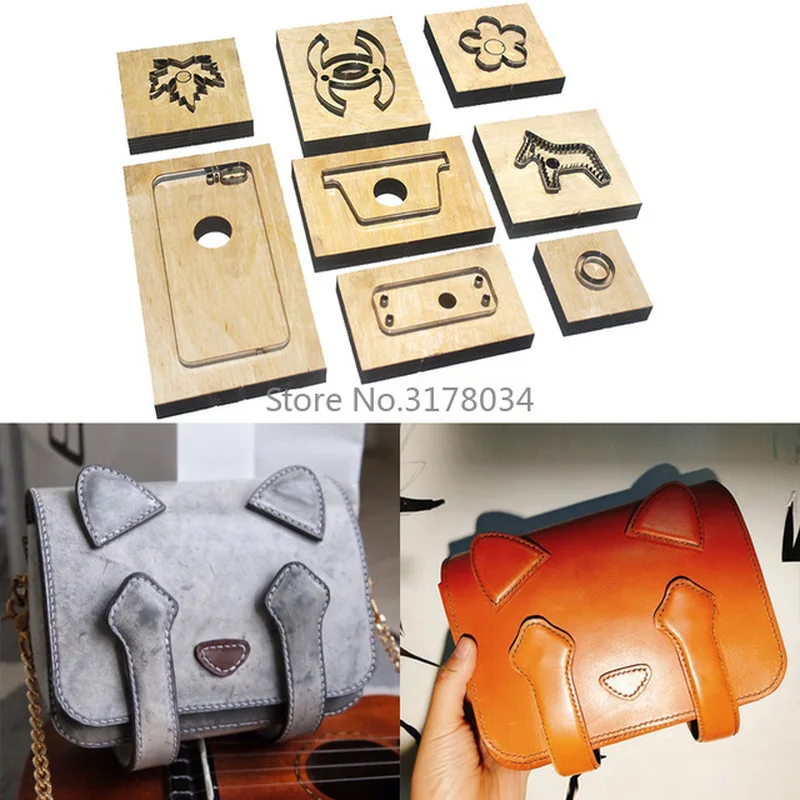 

New Japan Steel Blade Rule Die Cut Steel Punch Cat Shoulder Bag Cutting Mold Wood Dies for Leather Cutter for Leather Crafts