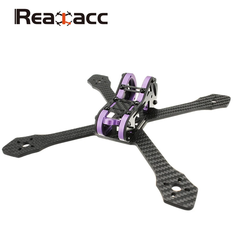 Realacc Purple215 215 мм 4 мм толщина руки углеродное волокно DIY RC гоночный комплект рамы для FPV Racer дроны Квадрокоптер