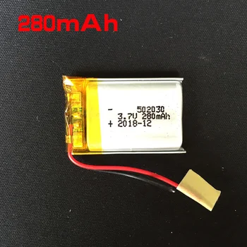 

3.7V 280mAh 30C 502030 Li-Po Battery 1pcs Hot sale For 6020 Syma S107 S108 S109 S026 rc Helicopter rc quadcopter