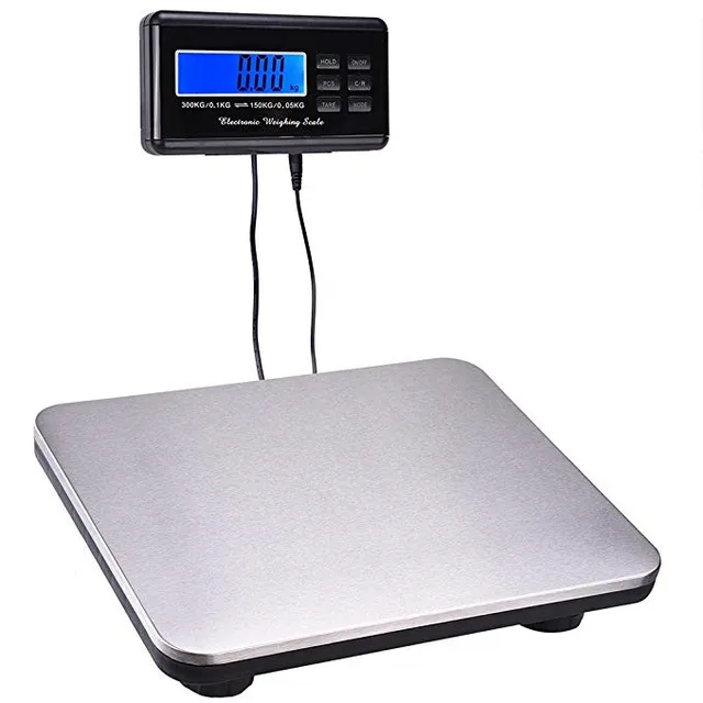 Smart Weigh 440lbs x 6 oz. Digital Heavy Duty Shipping and Postal Scale,  with Durable Stainless Steel Large Platform, UPS USPS Post Office Postal