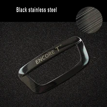 ABS Chrome Car Trunk Door Handle Trim Cover FOR 2013 14 15 16 17 OPEL VAUXHALL MOKKA BUICK ENCORE Rear Bowl Sequin Trim bk01 protective abs car door lock covers for cruze roewe 950 buick encore more black 4 pcs