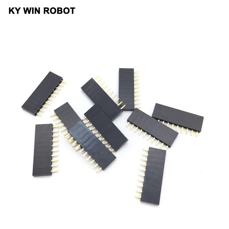 Aliexpress.com : Buy 10PCS 1x10 Single Row 10 Pins PCB Socket Female