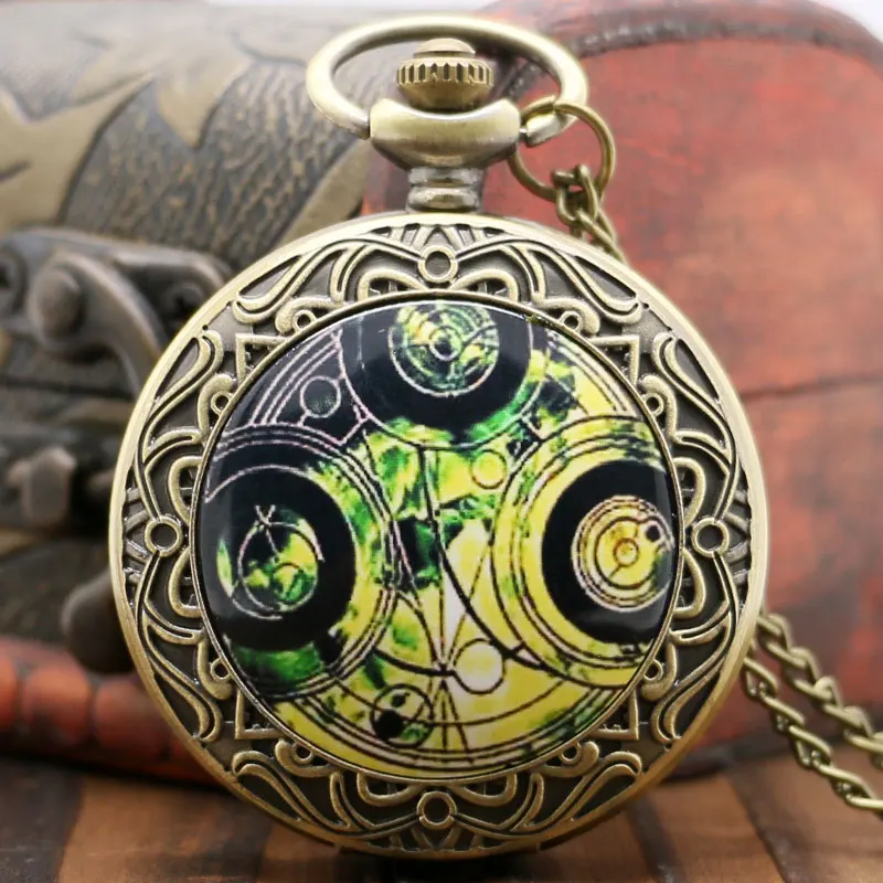 

Retro Antique High Quality Fashion Doctor Who Theme Pocket Watch Gift for Men Women